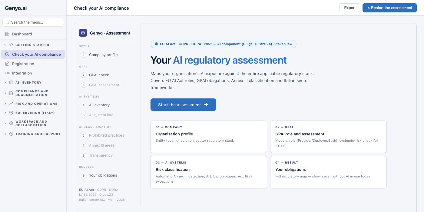 AI compliance check screenshot