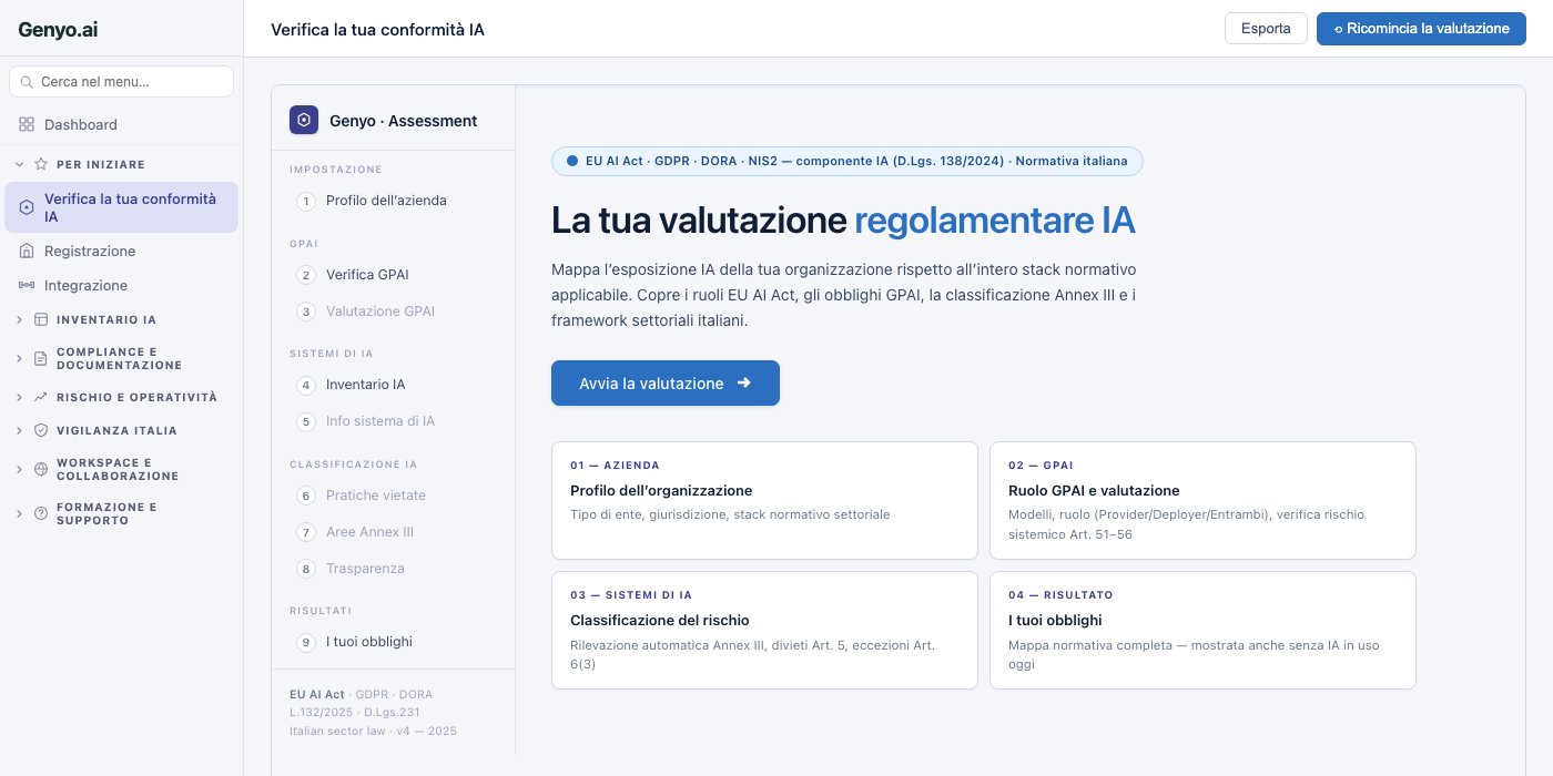 Verifica di conformità IA screenshot