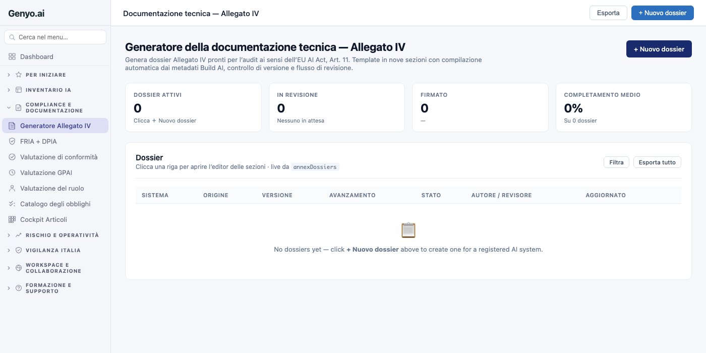 Generatore Allegato IV screenshot